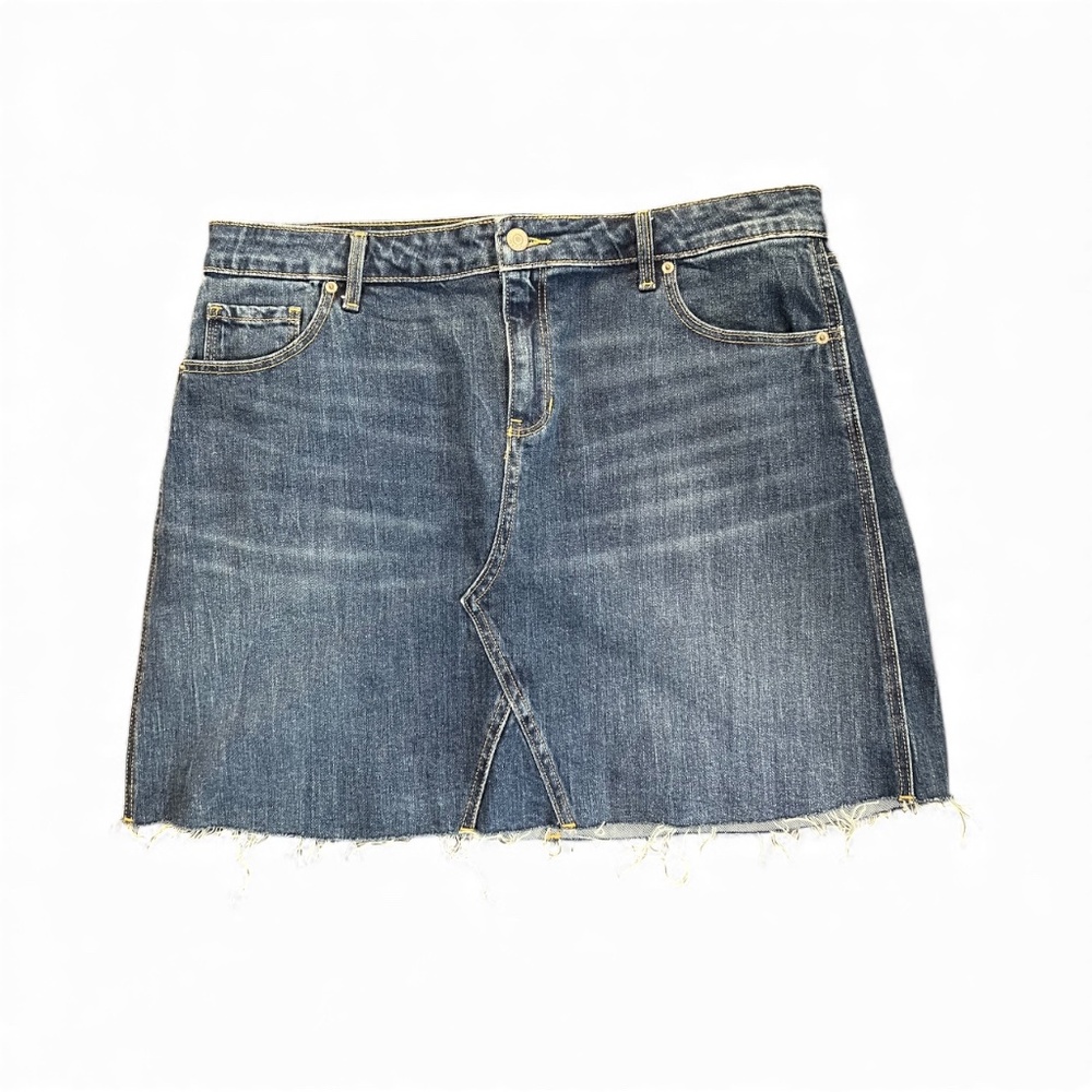 💙 EUC OLD NAVY Medium Wash Denim Skirt | Sz 14